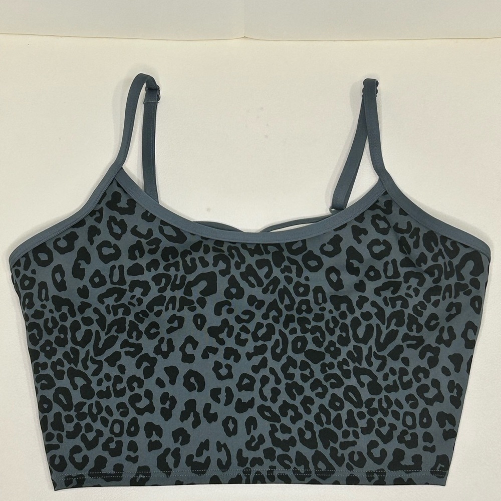 Victorias Secret PINK Leopard Print active crop top / bra